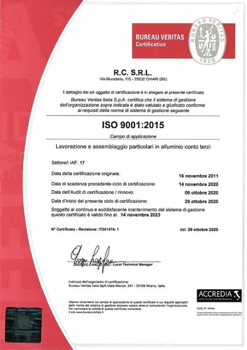 certificazione iso 9001